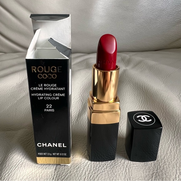 CHANEL Rouge Coco Hydrating Creme Lip Colour #22 Paris - Picture 1 of 4